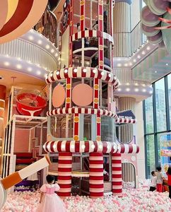 Parc d'aventure d'intérieur de terrain de jeu d'enfants pour le divertissement et le jeu - Product Image 4