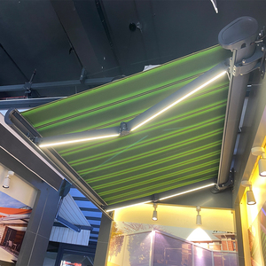 Tây Ban Nha/Trung Quốc Acrylic mưa bằng chứng mặt trời bóng râm ngoài trời Manuel hoặc cơ giới nhôm gấp cánh tay có thể thu vào mái hiên - Product Image 5