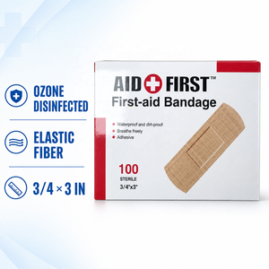 Botiquín <span class=keywords><strong>de</strong></span> <span class=keywords><strong>Primeros</strong></span> <span class=keywords><strong>Auxilios</strong></span> Personalizado al por Mayor con Logotipo, Tiras <span class=keywords><strong>de</strong></span> Vendaje Elástico Adhesivo, Apósito Adhesivo Desinfectado con Ozono - Product Image 1