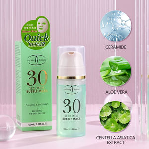 Mascarilla Facial de Burbujas de Centella Asiática Personalizada, Extracto Herbal Natural, Sin Enjuague, Hidratante, Reparadora de la <span class=keywords><strong>Piel</strong></span>, Calmante - Product Image 4