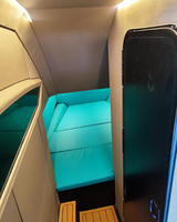Nouveau design chinois, bateau semi-rigide (RIB) de luxe de 12 m (40 pieds) ou 11,5 m (38 pieds) avec cabine de bain, coque en aluminium rigide Orca