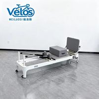 Équipement complet de studio de Pilates Velos, ensemble de 5 pièces : Reformer commercial, Cadillac, Table Trapeze, Chaise, Barrel, Machine de fitness