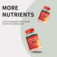 OEM/ODM Vitamin C Complex Gummies Multi Fiber Energi Seluler Meningkatkan Fokus untuk Anak-Anak Alami Tinggi Protein Efek Cepat 60