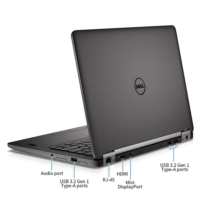 1 Latitude 7270 Laptop Intel Core I5 6th 8GB 256GB SSD 12.5 Inch Cheap Business Computer Notebook Pc for Kids Study Wholesale
