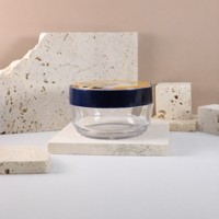 Yuecai Vente en gros de contenants pour poudre libre, pots personnalisés avec couvercle supérieur pour poudre fixatrice et emballages pour poudre illuminatrice avec tamis en plastique