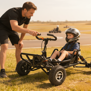 Karting tout-terrain pour adultes, moteur essence 168cc, grandes roues, buggy de <span class=keywords><strong>plage</strong></span>, vente directe usine - Product Image 3