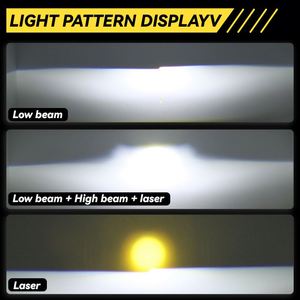 DGLS personalización Super brillante X500 lente 3,0 bi LED lente coche led proyector lente bi led 3 pulgadas faro proyector bi led - Product Image 5
