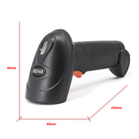 Escáner de Código de Barras Inalámbrico y Alámbrico KEFAR H4W, Lector de Códigos QR 1D y 2D, Compatible con PDF417, para Logística, Tiendas Minoristas y Supermercados