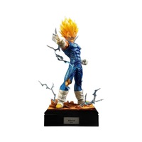Figura de PVC de Vegeta Super Saiyan Demonizado, Kit de Modelo de Figura de Anime para Armar, 12+ años