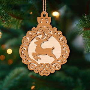 2025 Mới Tùy Chỉnh Bông Tuyết Người Tuyết Tuần Lộc Cây Chuông Treo Trang Trí Kỳ Nghỉ Hiển Thị Bằng Gỗ Giáng Sinh Trang Trí - Product Image 4