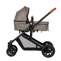 Double jumeaux bébé poussette landau combiné connecteur 3 en 1 avec siège auto