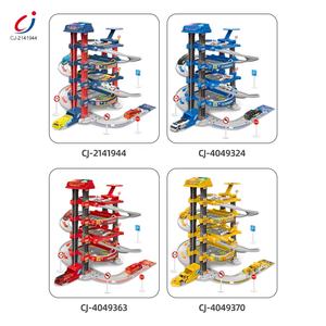 Hengji-juguete <span class=keywords><strong>de</strong></span> pista <span class=keywords><strong>de</strong></span> estacionamiento para niños, juguete <span class=keywords><strong>de</strong></span> pista <span class=keywords><strong>de</strong></span> 4 capas con batería, modelo <span class=keywords><strong>de</strong></span> coche fundido a presión - Product Image 5