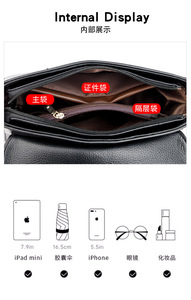 Sacs à main pour femmes de haute qualité en cuir PU, sac à bandoulière, sac messager de créateur tendance, nouveau sac bandoulière de luxe - Product Image 2