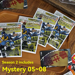 Le fabricant <span class=keywords><strong>de</strong></span> <span class=keywords><strong>jeux</strong></span> <span class=keywords><strong>de</strong></span> société Custom Detective Puzzle Series contient 6 événements Funny the Mind Board Game - Product Image 2