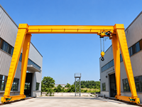 Pont roulant monopoutre de 1 tonne, hauteur de levage 6-12m, palan électrique à câble, type rail, pour garage