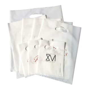 Túi Bao Bì Mua Sắm Túi Đựng Đồ Cắt Chết Bằng Nhựa <span class=keywords><strong>LDPE</strong></span> In Logo Thương Hiệu Theo Yêu Cầu MOQ Thấp Dành Cho Cửa Hàng Bán Lẻ - Product Image 1