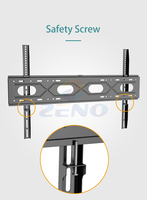 Soporte de Pared para TV LED LCD ZENO B110 de 65-120 Pulgadas, Soporta Televisores de hasta 150 kg