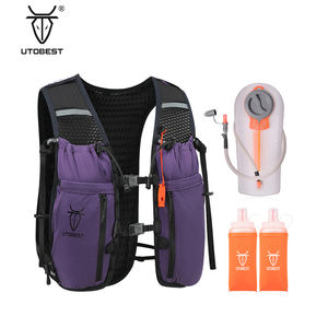 เสื้อกั๊กไฮเดรสะท้อนแสงสำหรับกีฬากลางแจ้ง10L สำหรับปั่นจักรยานปีนเขาวิ่ง3L ความจุ350มล. กระติกน้ำทำจากไนลอน TPU - Product Image 2