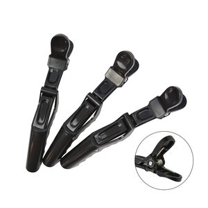 Ytbyt Hair <b>Clips</b> 10 Pcs Black Alligator Styling Sectioning <b>Clips</b> Professional Barber Salon Use - Product Image 4