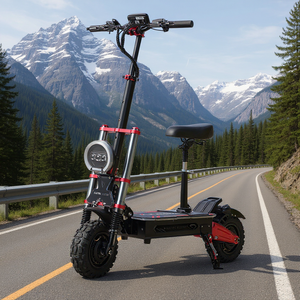 NFC Novedad en Venta, Scooter Eléctrico de 60V 6000W 38AH con Doble Motor, Velocidad de 70-85KMH (50MPH), Neumático de 11 Pulgadas, con Asiento, Modelo S5 - Product Image 1