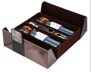 Boîte à <span class=keywords><strong>vin</strong></span> haut de gamme, boîte cadeau en bois pour une seule bouteille, pour <span class=keywords><strong>vin</strong></span>, champagne ou whisky - Product Image 5