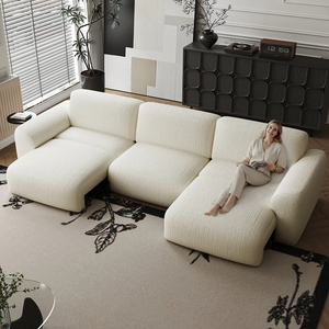 Atunus Divano Componibile Moderno in Tessuto Chenille, Set Divano Elettrico con Braccioli, Design Confortevole per Soggiorno - Product Image 1