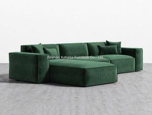 Sofás de Diseño Moderno Italiano, Muebles de Sala de Estar, Sofá Modular de Tela de Lujo - Product Image 5