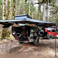 Hébergement spacieux remorque de voyage en famille camping-car tout-terrain à vendre remorques de voyage petite remorque de camping en fibre de verre