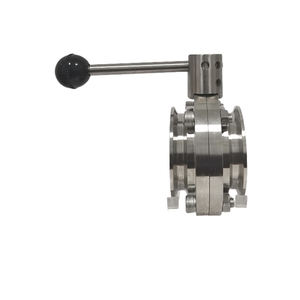 วาล์วผีเสื้อแบบแมนนวลพร้อมที่จับสำหรับกันน้ำวาล์วผีเสื้อเชื่อมต่อเร็ว - Product Image 2