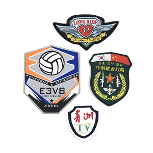 カスタム刺繍ロゴベルクロハット服パッチ野球帽織りラベルパッチ - Product Image 3