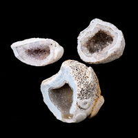Spécimen de géode d'agate en cristal naturel, pierres brutes, décoration d'intérieur, ornement porte-bonheur, Chine