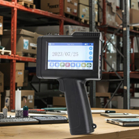 Imprimante jet d'encre portable 12,7 mm, garantie 1 an, alimentée par batterie, encre à séchage rapide, pour usage domestique, codes QR, codes-barres, logos