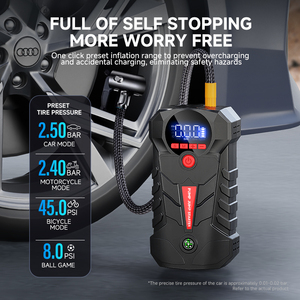 BR 12V 4000A Démarreur de voiture multifonction portable avec compresseur d'air Câble intelligent Fabricant OEM Banque d'alimentation en gros - Product Image 2