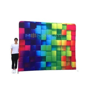 <strong>Custom</strong> Banner and Stand 8x8ft <strong>Repeat</strong> and Step Backdrop - Product Image 1