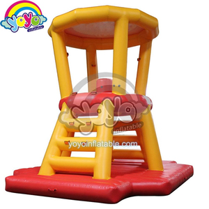 Torre de salvamento inflable de grado comercial 5.4x4.5x4.3m 0.9mm PVC personalizable con kit de reparación para parques acuáticos - Product Image 4
