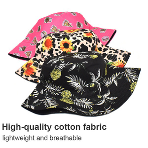 Chapeau Bob Unisexe en Coton Double Face avec Logo Imprimé Tendance pour Enfants, Pêche, Cyclisme, Décontracté, Printemps, Été, Extérieur, Protection Solaire - Product Image 3