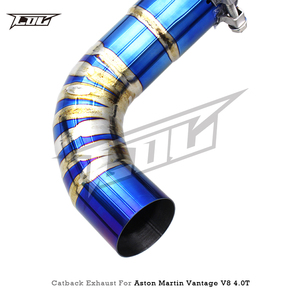 Tuyau d'échappement COC Valvetronic Catback pour <span class=keywords><strong>Aston</strong></span> <span class=keywords><strong>Martin</strong></span> <span class=keywords><strong>Vantage</strong></span> V8 4.0T 2018 + Silencieux d'échappement en titane avec télécommande - Product Image 4