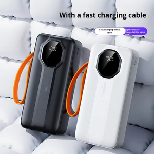Popolare Prodotto per il Commercio Estero: Power Bank in Plastica da 30.000 mAh con Doppi Cavi di Ricarica, Batteria a Ricarica Rapida Bidirezionale da 22.5W - Product Image 2
