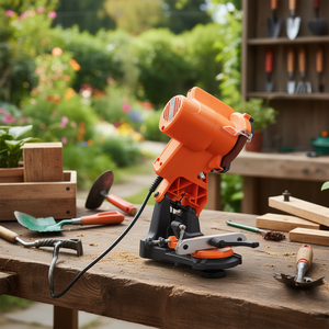 Afilador de Motosierra Eléctrico 140W 5700RPM D0100HAMR8V Compatible con Cadenas de Paso de 0.25 a 0.404 Pulgadas, Herramienta de Jardín para Bricolaje - Product Image 2