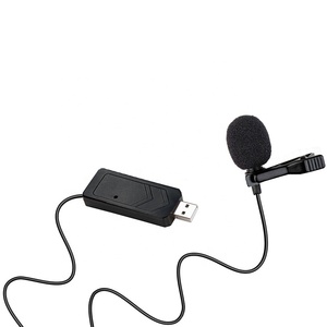 Chất lượng cao cardioid Condenser USB Lavalier ve áo Microphone với nút câm tiếng ồn hủy bỏ cho hội nghị & PC sử dụng - Product Image 4