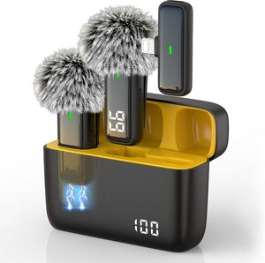 Digital 2.4G <b>Wireless</b> Microphone 2-in-1 Microphone With Charging Case Microphone - Product Image 1