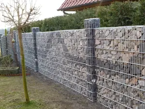 Bán buôn giá rẻ mô hình khác nhau mạ kẽm hàn gabion lưới hộp vườn hàng rào giỏ đá lồng hàn gabion tường