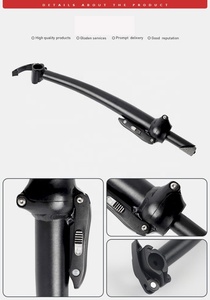 Tige de vélo pliable en aluminium multifonctions, guidon réglable à dégagement rapide, pour vélo de montagne, nouvelle collection 1 pièce - Product Image 2
