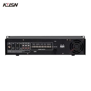 Amplificador de Potencia de 6 Zonas y 5 Canales, 500W, 100V, Voltaje Constante, Mezclador Amplificador Profesional para Sistema de Sonido PA con Bluetooth - Product Image 3