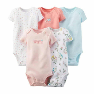 Ensemble de vêtements pour bébé de 5 pièces, 100% coton, respirant, été, nouveau-né 2018, mignon, vente en gros - Product Image 2