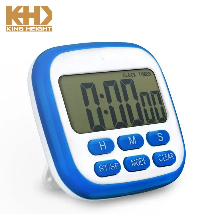 KH-TM009 Digital Kitchen Timer Multi-function 24- Hour Clock for Cooking and Baking Loud Alarm Strong Magnet Count-Up/Down