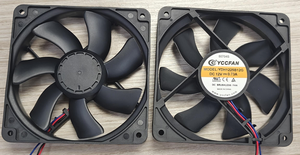 Ventilateur axial industriel sans balais DC 5V/12V/24V 40x40x20mm du fabricant <span class=keywords><strong>YCC</strong></span> avec roulement à billes, durée de vie de 70 000 heures - Product Image 3