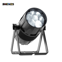 SHEHDS 7x40W LED Zoom Par extérieur en alliage d'aluminium IP65 DMX RGBW faisceau lavage casserole peut éclairage de scène étanche