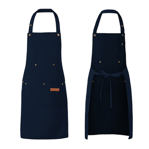Grembiule Unisex in Cotone Twill per Salone, Cucina, Chef, Barista, BBQ, Parrucchiere, per Camerieri di Ristoranti e Bar - Product Image 3