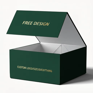 Muestra Gratuita de Caja de Regalo Magnética Plegable de Lujo Personalizada, Caja de Embalaje de Cartón Rígido con Imán Plegable, Caja de Papel para Pelucas y Cabello - Product Image 2